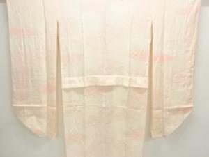 菊模様織り出し単衣振袖用長襦袢